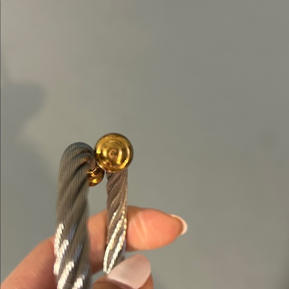 Charriol Elegant Silver and Gold Cable Bracelet - Picture 6 of 9
